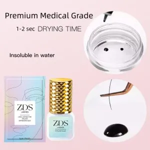 Expert eyelash extension glue