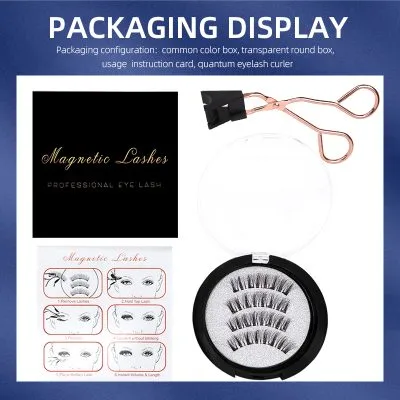 Four Magnetic False eyelashes - Image 3