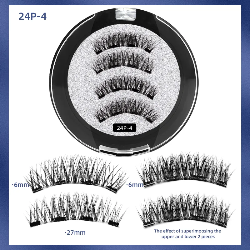 Four Magnetic False eyelashes - Image 4